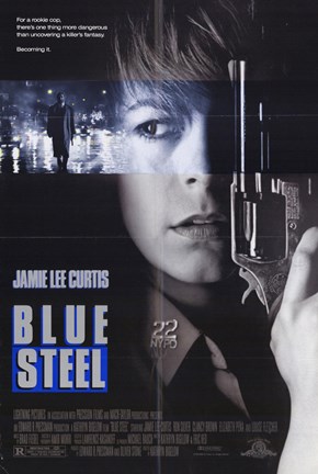 Framed Blue Steel Jamie Lee Curtis Print