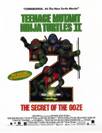 Framed Teenage Mutant Ninja Turtles 2: The Secret of the Ooze Print