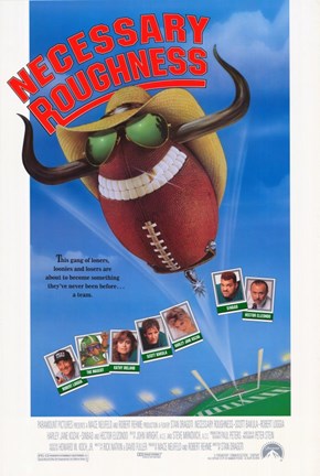 Framed Necessary Roughness Print