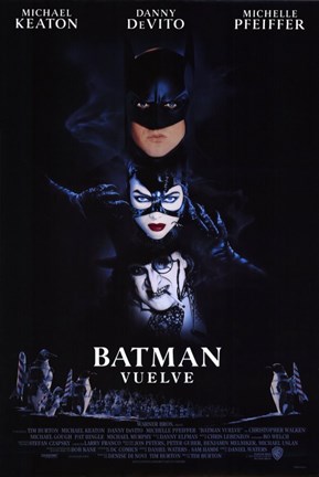 Framed Batman Returns Cast Print