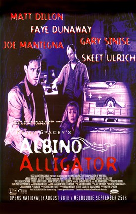 Framed Albino Alligator Matt Dillon Print