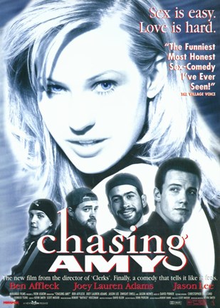Framed Chasing Amy Love is Hard Print
