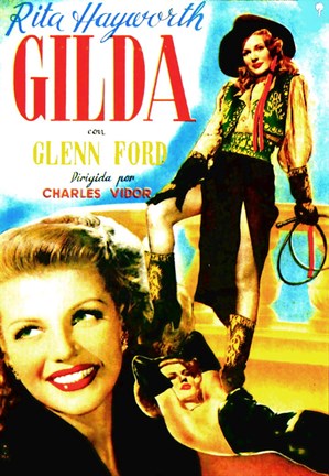 Framed Gilda Cowgirl Print