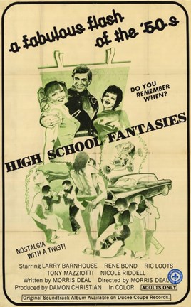 Framed High School Fantasies Print