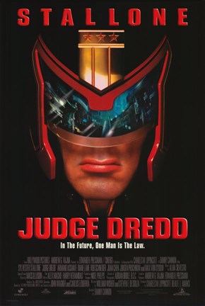 Framed Judge Dredd Film Print