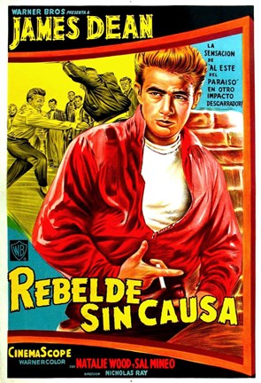 Framed Rebel Without a Cause Bright Print