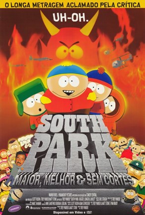 Framed South Park: Bigger, Longer and Uncut - Brazilian - style B Print