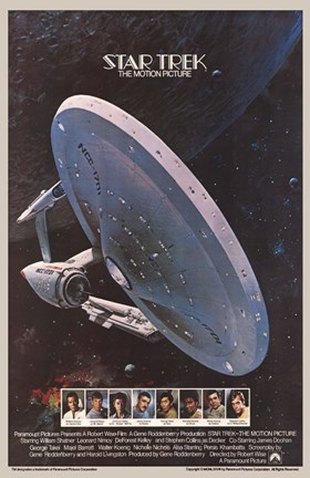 Framed Star Trek: The Motion Picture Print