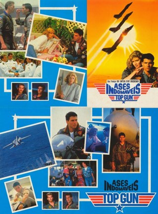Framed Top Gun Collage Print