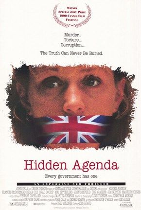Framed Hidden Agenda Print