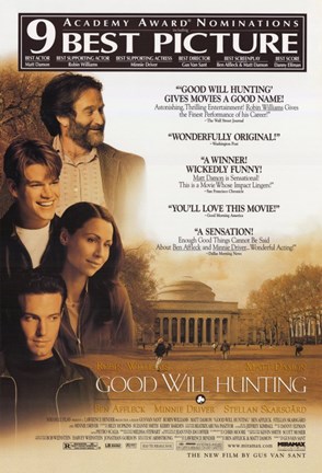 Framed Good Will Hunting Matt Damon Print