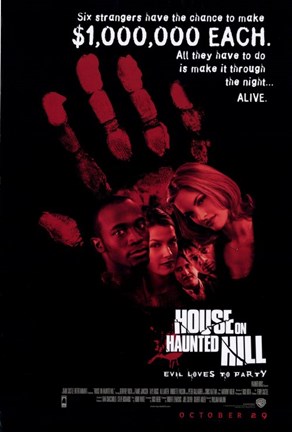 Framed House on Haunted Hill 1999 Print