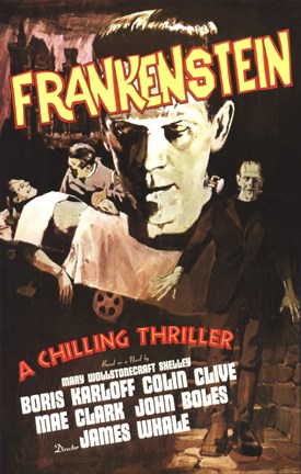 Framed Frankenstein Print