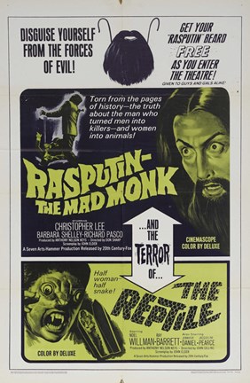 Framed Rasputin - The Mad Monk Print