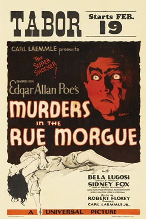 Framed Murders in the Rue Morgue Print