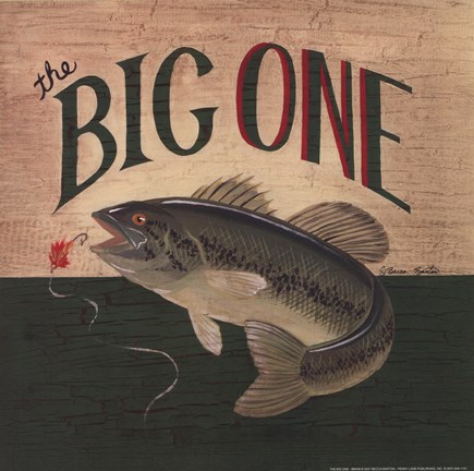 Framed Big One Print