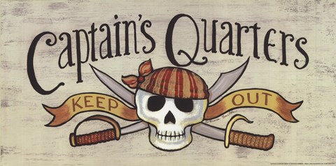 Framed Captain's Quarters Print