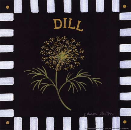 Framed Dill Print