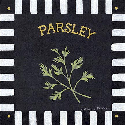 Framed Parsley Print