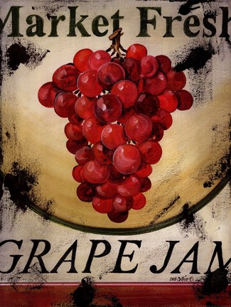 Framed Grape Print