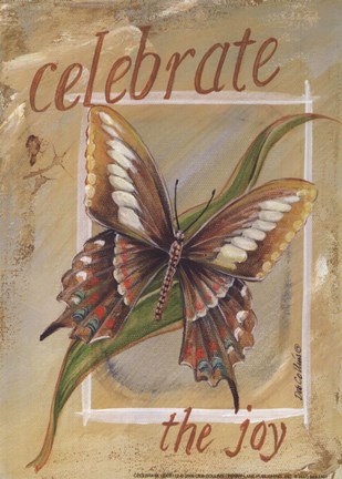 Framed Celebrate Print