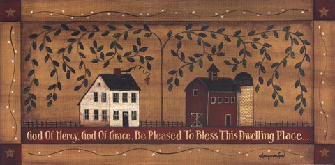 Framed God of Mercy Print