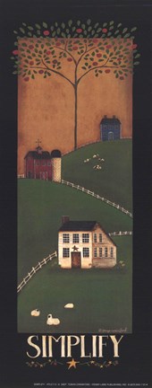 Framed Simplify Print