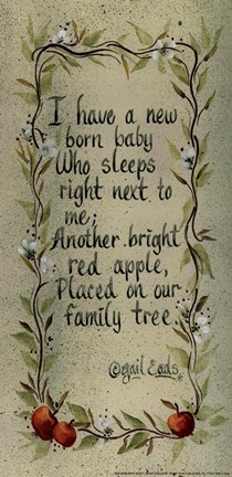 Framed New Born Baby Print