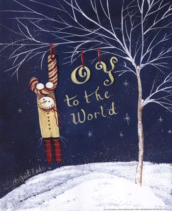 Framed Joy to the World Print
