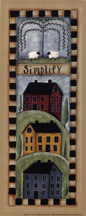 Framed Simplify Print