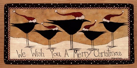 Framed Crow Wishes Print