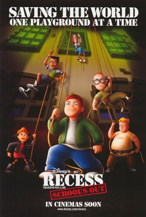 Framed Recess: School&#39;s Out Print
