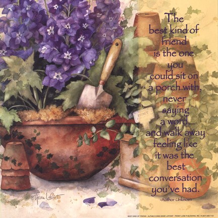 Framed Best Kind of Friend Print