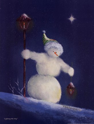 Framed Lighting the Way Print