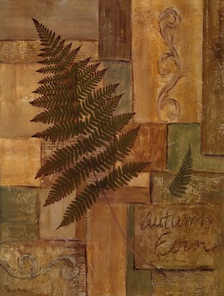 Framed Autumn Fern Print