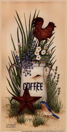 Framed Small-Morning Blooms Print