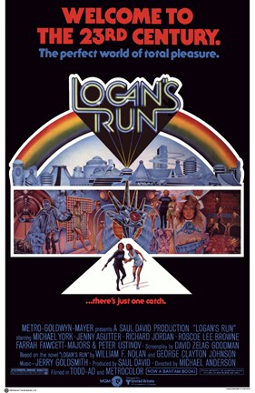 Framed Logan&#39;s Run - Welcome to the 23rd century Print