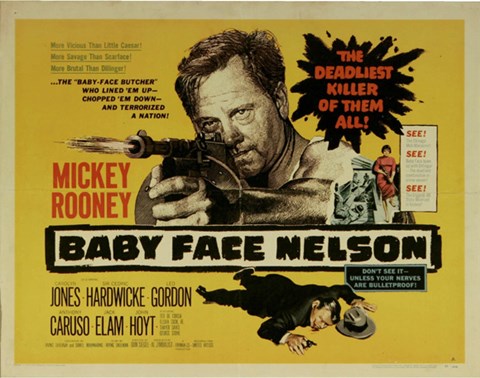 Framed Baby Face Nelson - horizontal Print