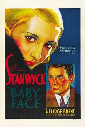 Framed Baby Face Nelson - Stanwyck Print