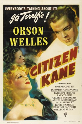 Framed Citizen Kane Everybody&#39;s Talking About It Print