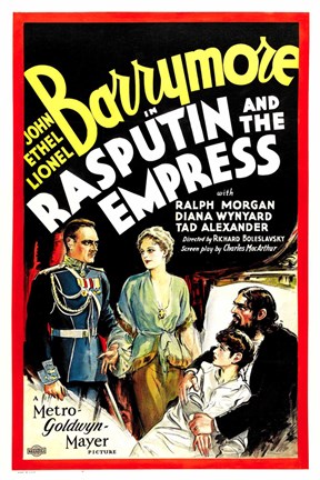 Framed Rasputin and the Empress Print