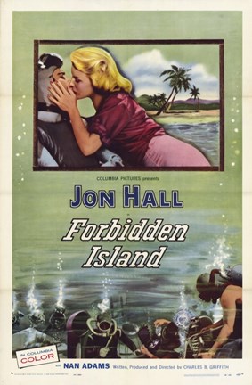 Framed Forbidden Island Print