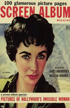 Framed Elizabeth Taylor Print