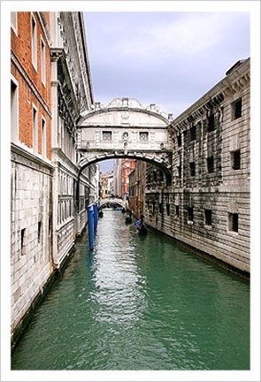 Framed View From Bridge of Sighs. S.Marco Print