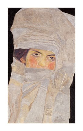 Framed Artists' Sister, Melanie Print