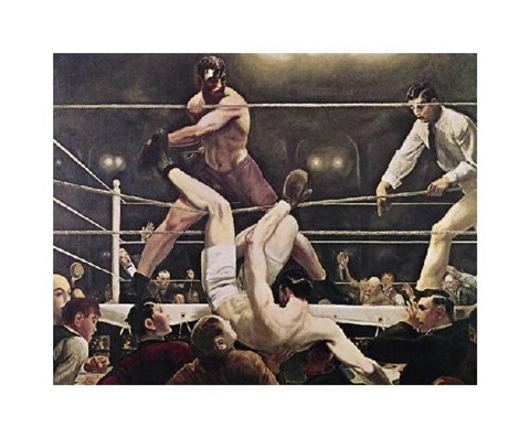 Framed Dempsey &amp; Firpo Print