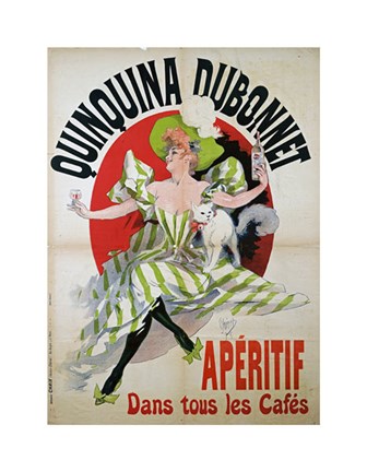 Framed Quinquina Dubonnet Print