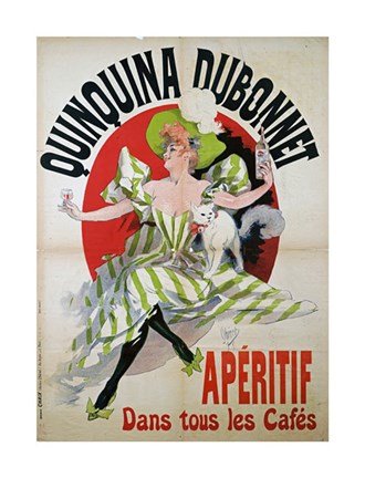 Framed Quinquina Dubonnet Print