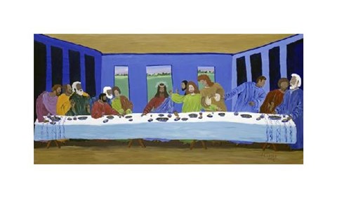 Framed Last Supper Print