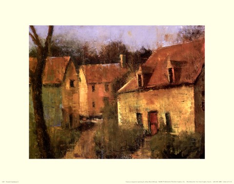 Framed French Farmhouse I Print